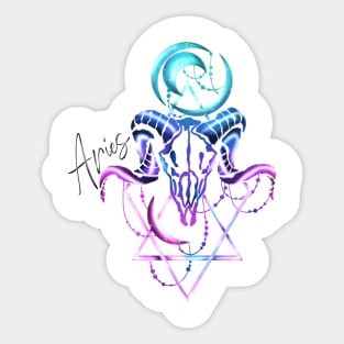 Aries Zodiac Sticker